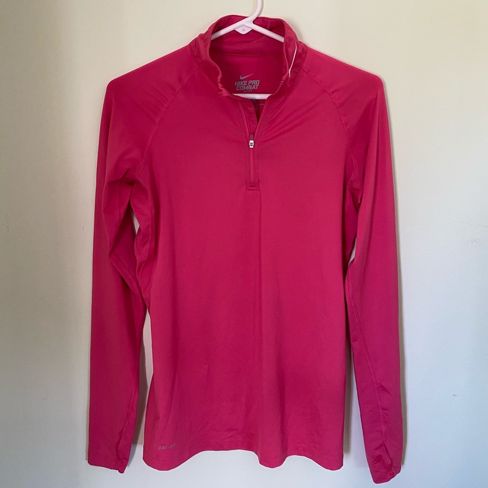 Pink Nike Quarter Zip